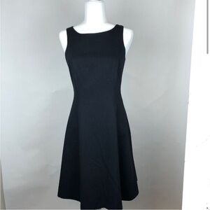 J. McLaughlin Black Cotton Fit and Flare Dress 4